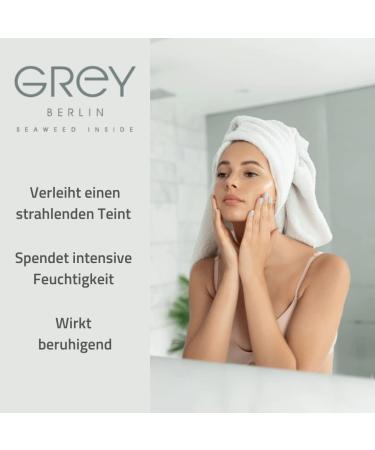 GREY Berlin GRAY Berlin Pure Skin Seaweed Facial Mask moisturizing antiaging facial mask with Icelandic algae and green clay for impure skin vegan natural cosmetics made in Germany - Buy Online on GoSupps.com
