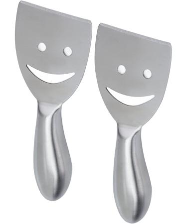 Udavivi 2 Piece Stainless Steel Cheese Slicer Set | Multifunctional Smile Style Cheese Slicer & Shaver - Ideal for Kitchen & Baking Supplies - International Shipping Available - Buy Online on GoSupps.com