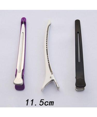 Egurs 12-Piece 11.5 cm Hairdressing Sectioning Clips - Alligator Hair Clips & Styling Accessories - Premium Hairdressing Supplies - Buy Online on GoSupps.com