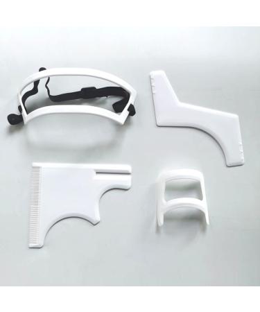 Beard Shaping Template Tools Hairline Lineup Shaper Grooming Kit Neckline Shaving Template Guide DIY Trimmer Template for Men 5PCS Trimmer Clipper Combs Shaving Hair Removal - Buy Online on GoSupps.com