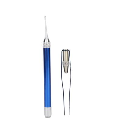 LED Earwax Removal Kit Avoid Scratching Storage Box Stainless Steel LED Light Ear Pick Prevent Slip Sturdy for Home Use
