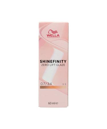 WELLA PROFESSIONALS Wella Shinefinity Paprika Spice 0734 Medium Golden Copper Blonde 60ml Demipermanent color