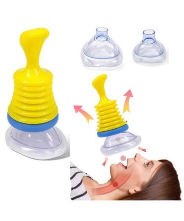 Choking Rescue Device Portable Anti-Choking Rescue Device for Kids & Adults - Quick First Aid Kit with Airway Suction 2 Masks for Child and Adult
