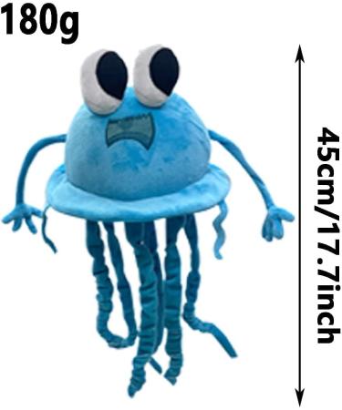 SHEAKYE Garten of Banban Chapter 4 Blue Jellyfish Plush Toy - Horror Game Figure Pillow for Kids/Fans - Buy Online on GoSupps.com