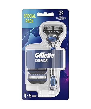 Gillette Fusion 5 ProGlide razor for men with trimmer blade for precision and glide coating razor + 5 razor blades