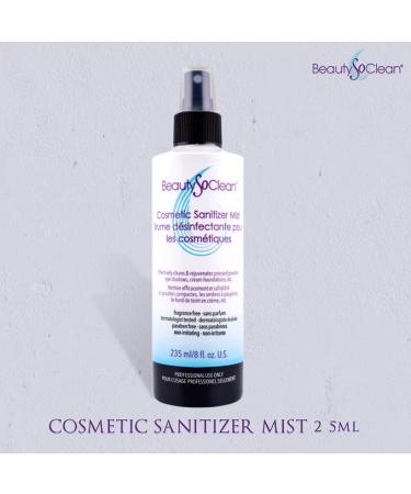 Buy Cosmetic Sanitizer Mist - 8 oz Makeup Sanitizing Spray for Palettes & Creams Perfect for Blush Bronzer Concealer & Eyeshadow - Shop Worldwide - Buy Online on GoSupps.com
