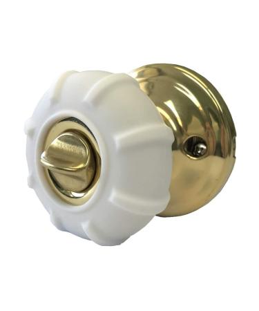 New Enjoy Cover - Door Knob Cover Grips Non Slip Arthritis & Senior Living Aids Grippy Easy Open Decorative. Simple Functional Effective Solution- 4 Pack (White, Cove)