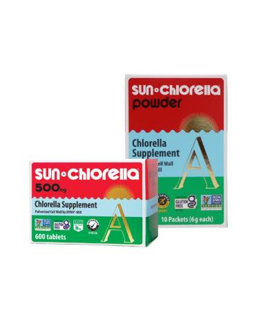 Sun Chlorella Sun Chlorella A 500 mg 600 Tablets
