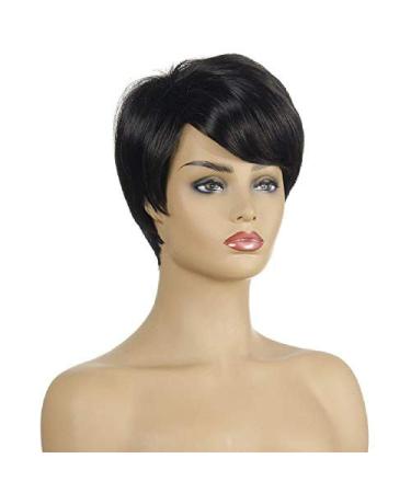 BGHJUE Wig Women S Short Hair Chemical Fiber Headgear Wigs