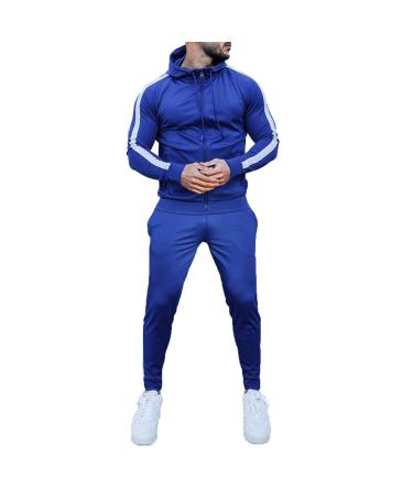 Hanxiulin training suit for men jogging suit casual zipper training suit autumn and winter leisure clothes sports pants and training jacket
