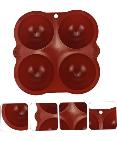 Milisten 2pcs Cake Mold Semicircle for Chocolate Dome Mousse Cupcake Pan Half Sphere Silicone Molds for Soap Round Cake Pan Red Handmade Soap Food Grade Silicone Pudding Mold - Buy Online on GoSupps.com