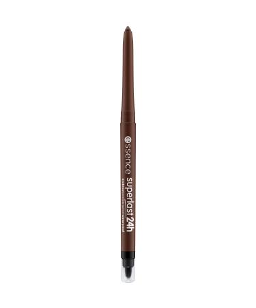 essence cosmetics - eyebrow pencil - superlast 24h eyebrow pomade pencil waterproof - dark brown 1 piece (1 pack)
