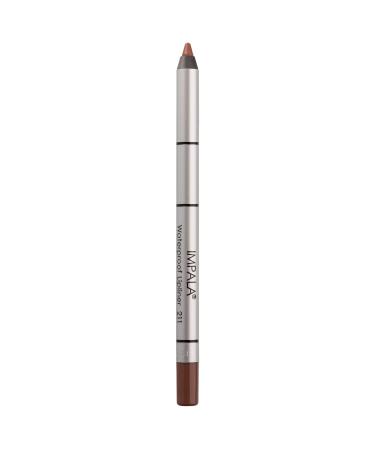 IMPALA | Creamy Waterproof Greige Nude Lip Pencil 211 | Permanent Lip Liner | Water-Resistant Lip Pencil | Long-Lasting Lip Liner | Volumizing Effect 211 Nude