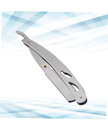 Minkissy Stainless Steel Vintage Razor for Men - Durable Inoxlm Tool with Holder - Buy Online on GoSupps.com