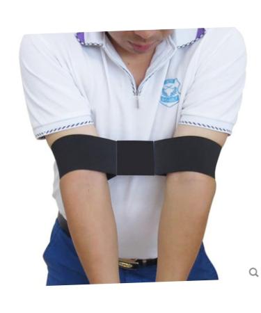 Hemoton Gesture Corrector Arm Band - Elbow Brace & Posture Support - Orthodontic Belt (Medium Black) | International Shipping Available - Buy Online on GoSupps.com