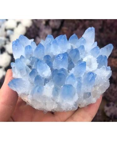 300g-450g Natural Blue Phantom Ghost Quartz Cluster for Decoration 1pc Can be Used for (Color : 1PC) HOMEZHOU - Buy Online on GoSupps.com