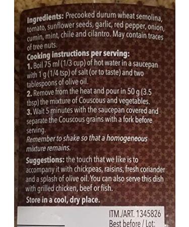Trevijano Moroccan Couscous 1kg - Authentic North African Grain for Delicious Meals - Buy Online on GoSupps.com