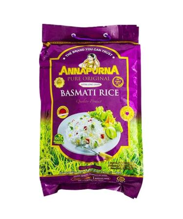 Seelans Annapurna Extra Long Grain Basmati Rice 10kg | Premium Quality | 100% Basmati | Delightful Delicate Aroma & Delicious Flavour | Perfect for Curries Biryani Any Savoury Dish| Vegan