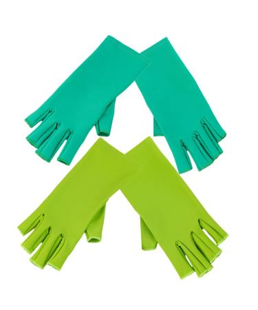FRCOLOR 4 Pairs Mitts Sewing Gloves Sun Gloves Hand Gloves for Women Mitten Gloves with Fingers Half Finger Glove Crochet Gloves Nail Art Tools Sewing Tools Spandex Work Quilting - Buy Online on GoSupps.com