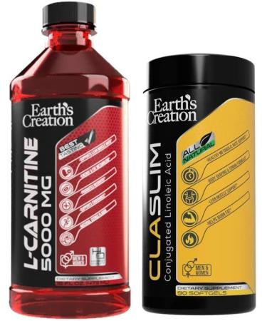 Earth's Creation Liquid Carnitine 5000 with CLA Bundle