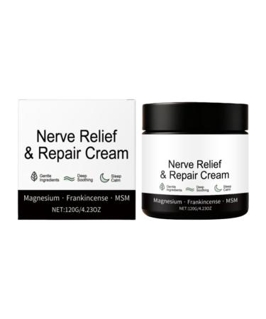 Soothing Nerve Balm | 120 Grams of Moisturizing and Repairing Ointment - Soothing Ointment - for Feet Hands Legs Arms Lower Back Neck - Men and Women