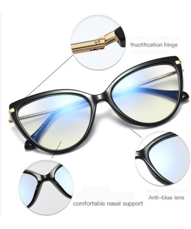 Buli Cat Eye Reading Glasses - Tortoise Oversized Women's Readers with Spring Hinge (+0.75 Color G) - Stylish & Comfortable - Buy Online on GoSupps.com