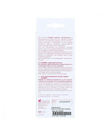 Elanee PH Test Vaginal - Accurate Results in 2 Hours | Fast International Shipping - Buy Online on GoSupps.com