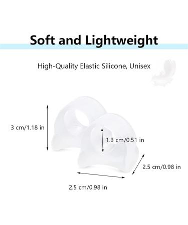Wlype 4 Pairs Transparent Toe Spreaders | Gel Correctors for Bunion Relief & Overlapping Toes | Pain Relief Solution - Buy Online on GoSupps.com