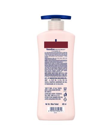 Vaseline Healthy Bright Complete 10 Body Lotion - 400 ml | Hydrating Skin Moisturizer for All Skin Types - International Shipping Available - Buy Online on GoSupps.com