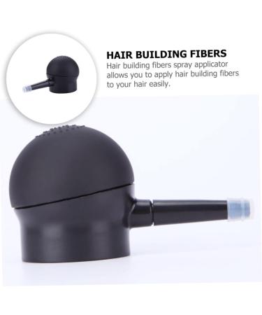 NOLITOY 3 Pcs Silicone Nozzle Spray Tool Hair Fibers Sprayer Natural Hair Spray Hair Solution Plastic Abs 8.4x5.3cmx3pcs Blackx3pcs - Buy Online on GoSupps.com