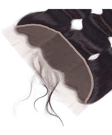 13X4 Frontal Closure Human Hair Closure Straight 13x4 Lace Frontal Closure Brazilian Hair Pre Plucked Swiss Lace Ear to Ear Bleached Knots Natural Color 10 Inch - Buy Online on GoSupps.com