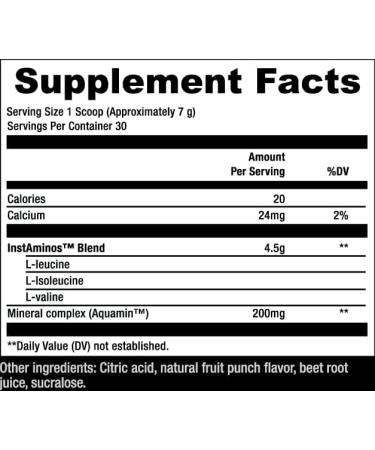 Sculpt Nation BCAA Powder by V Shred - Powerful Amino Acids for Recovery & Endurance Fruit Punch Flavor - 30 Servings - International Shipping Available - Buy Online on GoSupps.com