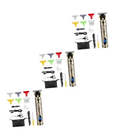 minkissy Nose 3 Sets Beard Trimmers Trimmer for Men Beard Trimmer for Men Mens Face Trimmer Hair Clippers Cordless Professional Hair Trimmer Mens Clippers Mens Trimmer Digital Display T9