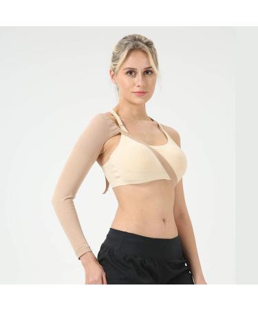Lymphedema Armsleeve 20-30 mmHg Firm Compression Sand Medium - Manage Edema Swelling Post Mastectomy - Comfortable Fabric - Size Small - Buy Online on GoSupps.com