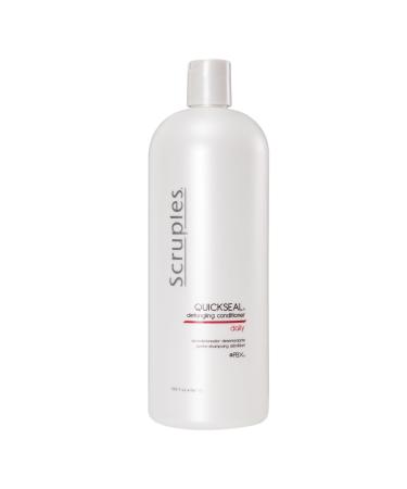 Scruples Quickseal Detangling Conditioner - Hair Smoothing & Frizz Control Treatment - Conditions & Detangles All Hair Types (33.8 oz)