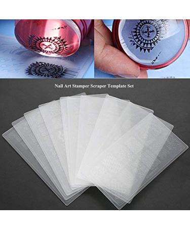 Silicone Nail Art Stamping Plates Set - DIY Manicure Stamper & Scraper for Perfect Nail Designs | International Shipping - Buy Online on GoSupps.com