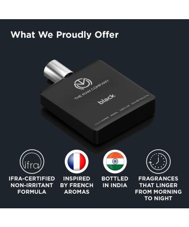 Th'e Man Company Fresh Black Edt Perfume For Men - 100Ml | Premium Long-Lasting Fragrance | Gift For Him. - Buy Online on GoSupps.com