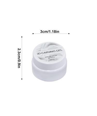 Teksome 3D Sculpting Gel | 5g Solid Builder Gel for Nails Gentle Manicure Beauty Care with Aesthetic Extension for Women Spring-Summer - Buy Online on GoSupps.com