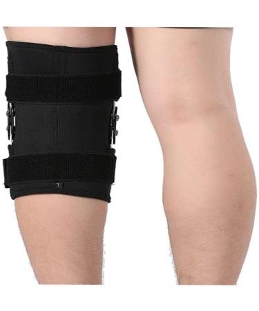 Adjustable Patella Stabilizer Knee Brace - Orthopedic Compression Sleeve with Aluminum Supports for Pain Relief | Sports Knee Support for Men & Women - Buy Online on GoSupps.com