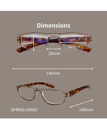 High Power Women s & Men s Reading Glasses - Strong Magnification 350-600 - Ex-Ltdemi 6.0x - Buy Online on GoSupps.com