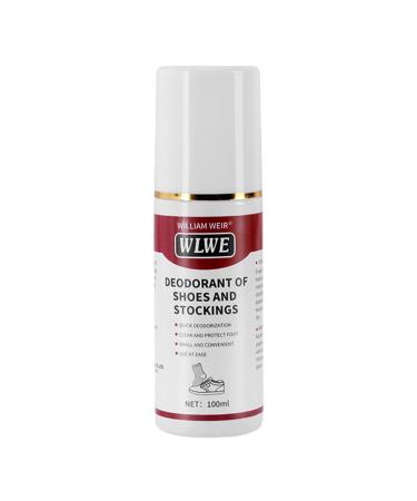 Shoe Odor Spray Foot Odor Spray for Shoes and Feet | 100ml No Washing Portable Shoe Spray Deodorizer for Yoga Mat Gym Bag Gym Locker Sports Equipment A/r