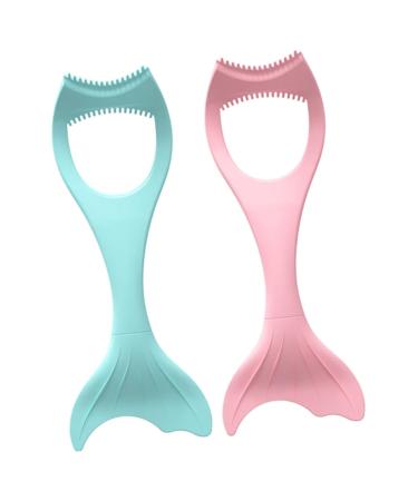 Ipetboom 2pcs Mascara Brush Eyeliner Stencil Mascara Guard Eyebrow Eyeliner and Eyelash Tool Safety Mask Girl