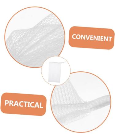 Baluue 12pcs Foaming Mesh Cleansing Bag Soap Saver Mesh Net Soap Bags Drawstring Soap Sack Mesh White Pp - Buy Online on GoSupps.com