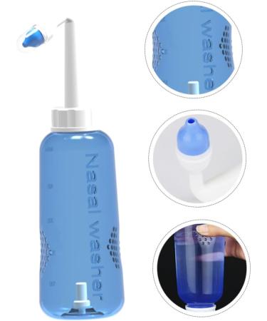 Healeved 500ml Nasal Rinse Bottle Set - Sinus Rinse Irrigator for Nasal Cleaning - Household Cleaner - Plastic Irrigation Bottle - 2pcs - Buy Online on GoSupps.com