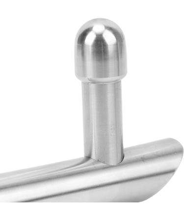 Hztyyier T-Bar Massager - Ergonomic Stainless Steel Massage Device for Deep Tissue Relief | Durable & Portable with Black Storage Bag - Buy Online on GoSupps.com