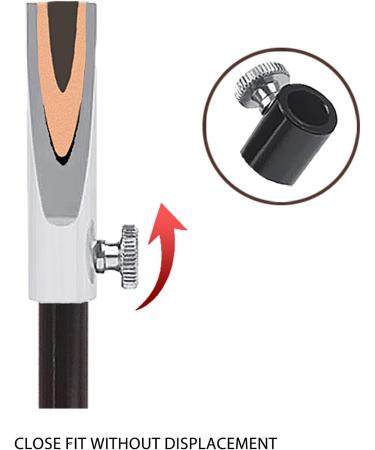 Eyebrow Pencil Sharper Tool Avoid Deformation Fixing Screw Prevent Waste Eyebrow Pencil Sharper Aid Keep Safety Alloy for Daily Use for Beginners (Silver) - Buy Online on GoSupps.com