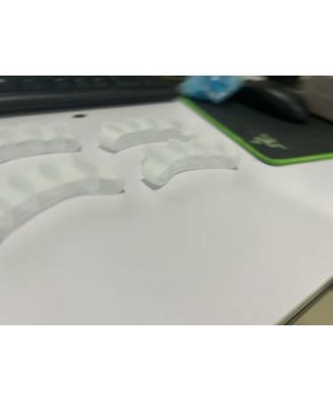 Silicone Toe Separators (2 Pair) - Toe Straighteners and Spacers for Curled, Overlapping Toes - Toe Stretcher for Toe Relaxation and Relief - Transparent Color - Buy Online on GoSupps.com
