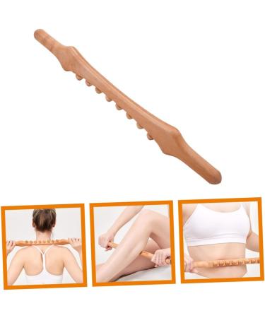 Healeved Thai Massage Roller - Back & Foot Massage Tools | Wooden Trigger Stick for Relaxation - Buy Online on GoSupps.com
