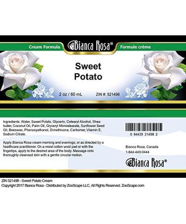 Sweet Potato Cream 2 oz - Nourishing Skincare for All Skin Types | International Shipping Available - Buy Online on GoSupps.com