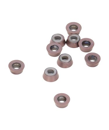 Turning Insert Carbide Wide Application 10pcs Insert Cutter. Easy Installation for Machining (RDMW1204MOE-P)